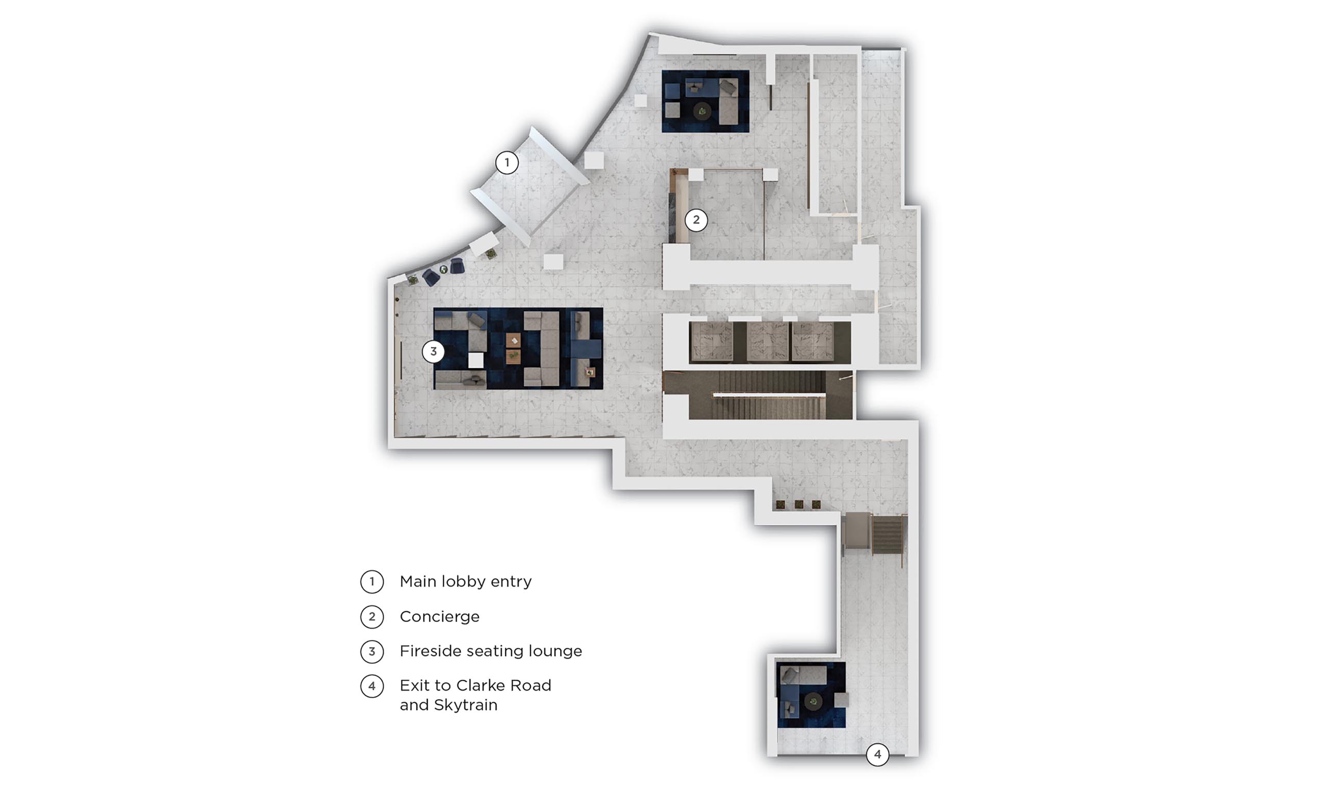 Ground floor lobby