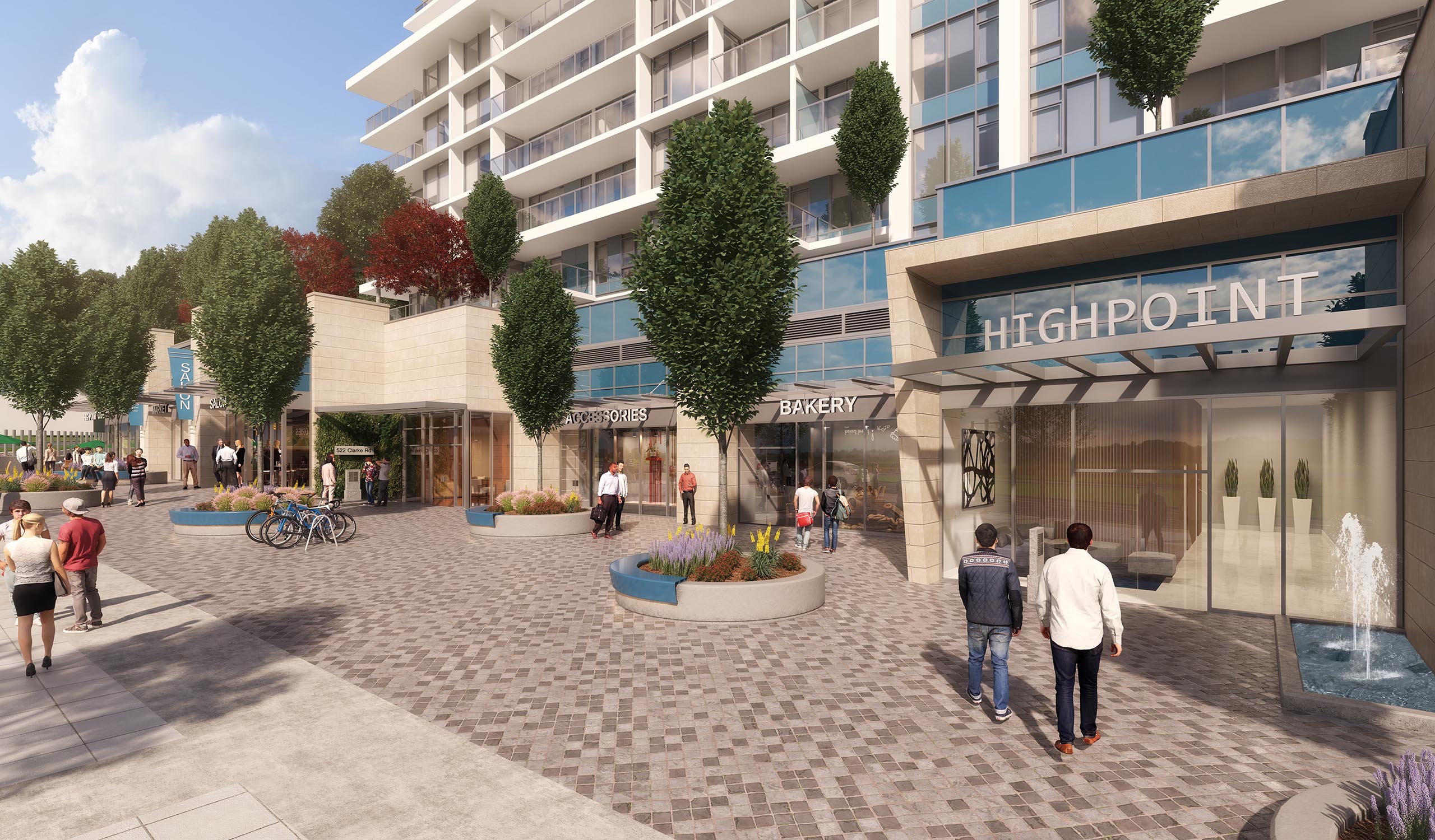 Highpoint street level entry