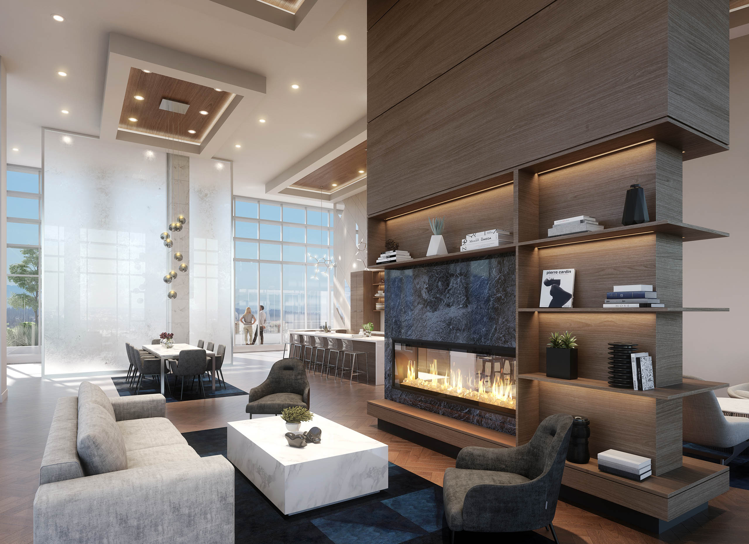 Skylounge Fireplace